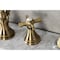 Kingston Brass KS2983ZX Widespread Bathroom Faucet with Brass Pop-Up, Antique Brass KS2983ZX - alternate 6